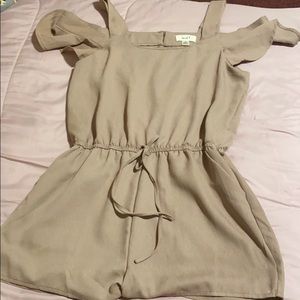 Brown romper
